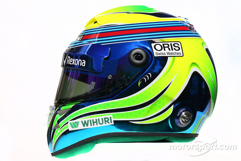 El casco de Felipe Massa, Williams