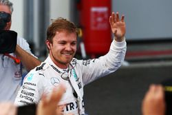 Race winner Nico Rosberg, Mercedes AMG F1 celebrates in parc ferme