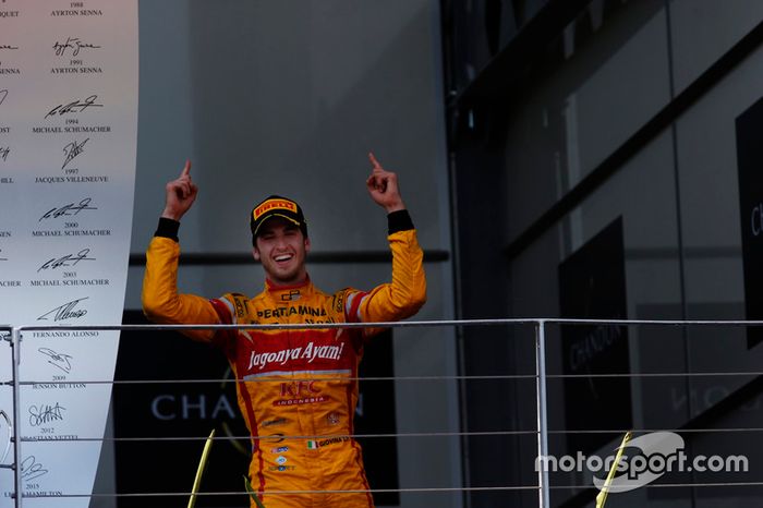 Ganador de la carrera Antonio Giovinazzi, PREMA Racing