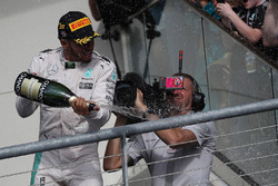 1st place Lewis Hamilton, Mercedes Petronas AMG F1