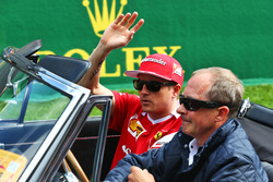 Kimi Raikkonen, Ferrari en el desfile de pilotos