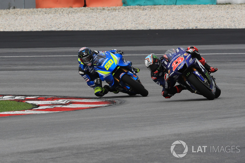 Maverick Viñales, Yamaha Factory Racing, Sylvain Guintoli, Team Suzuki MotoGP