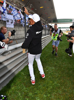 Lewis Hamilton, Mercedes-AMG F1 on the drivers parade