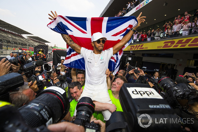 Campeón del mundo 2017 Lewis Hamilton, Mercedes AMG F1