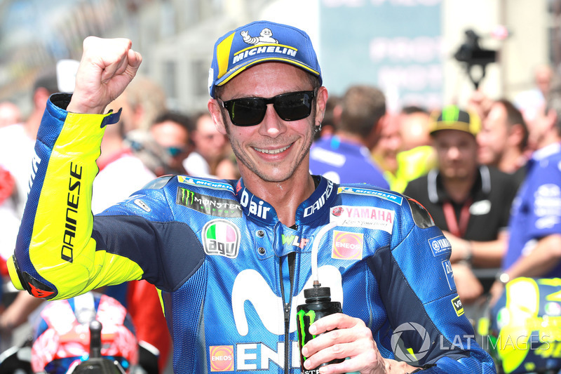 Il terzo classificato Valentino Rossi, Yamaha Factory Racing