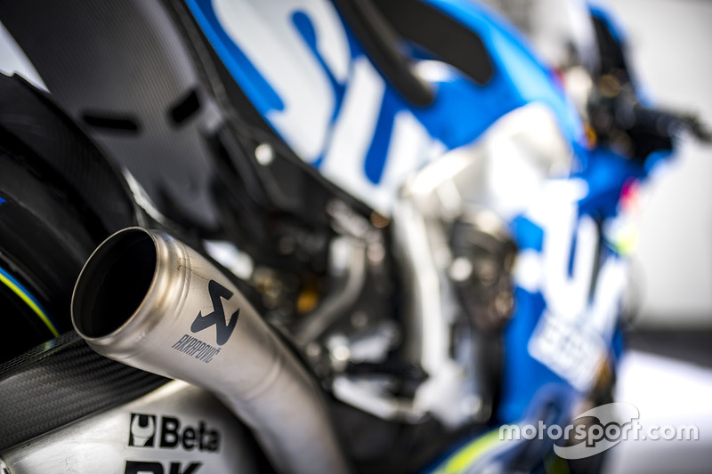 Detalle de la Suzuki GSX-RR 2018, Team Suzuki MotoGP