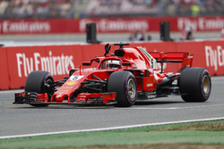 Sebastian Vettel, Ferrari, festeggia la pole position