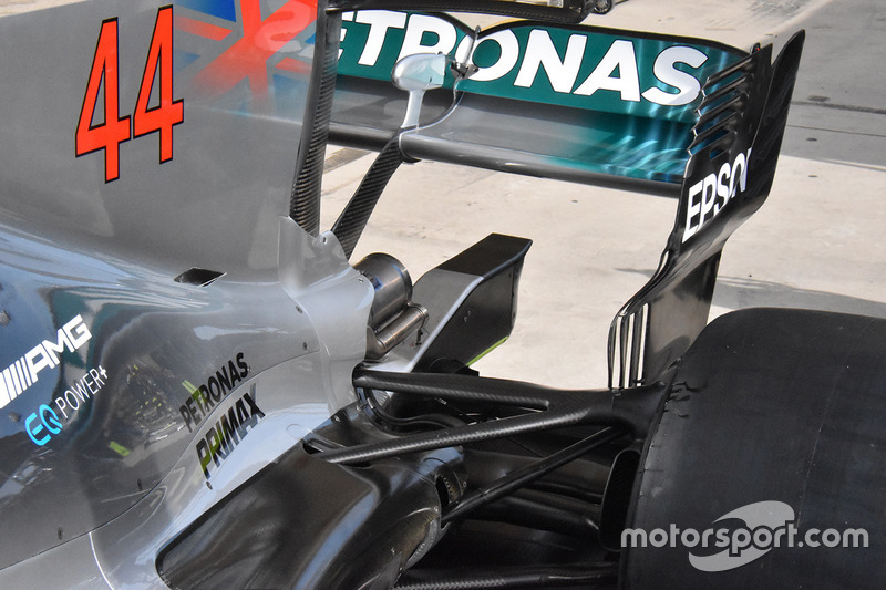 Detalle del Mercedes AMG F1