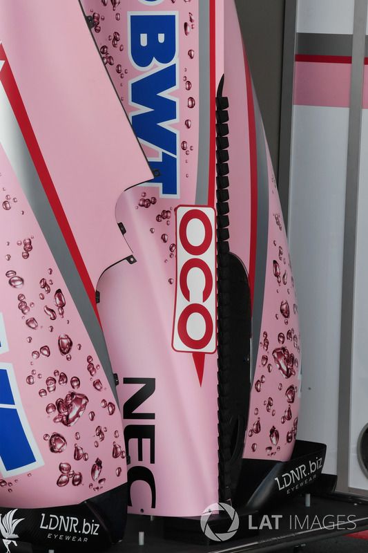 Sahara Force India VJM10 detalle de la carrocería