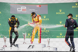 Podyum: Yarış galibi Giuliano Alesi, Trident, 2. Jack Aitken, ART Grand Prix, 3. Niko Kari, Arden In