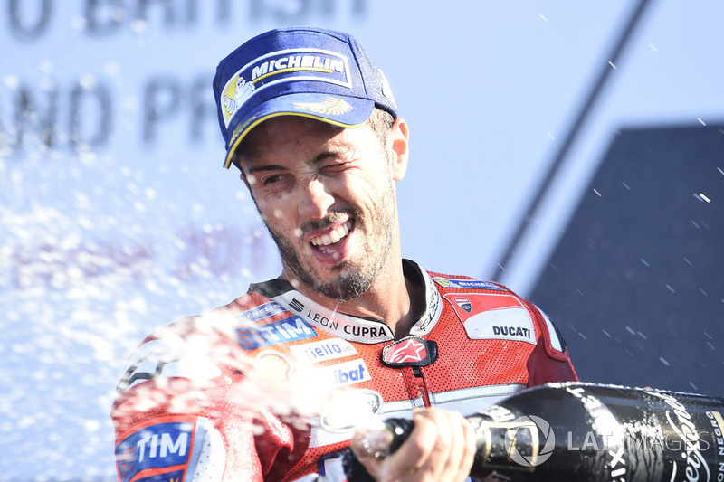 Andrea Dovizioso venceu o GP da Grã-Bretanha da MotoGP neste domingo.