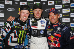Johan Kristoffersson, Volkswagen Team Sweden, Andreas Bakkerud, Hoonigan Racing Division Ford, Sébas
