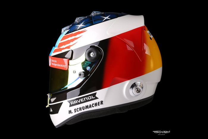 Casco de Mick Schumacher
