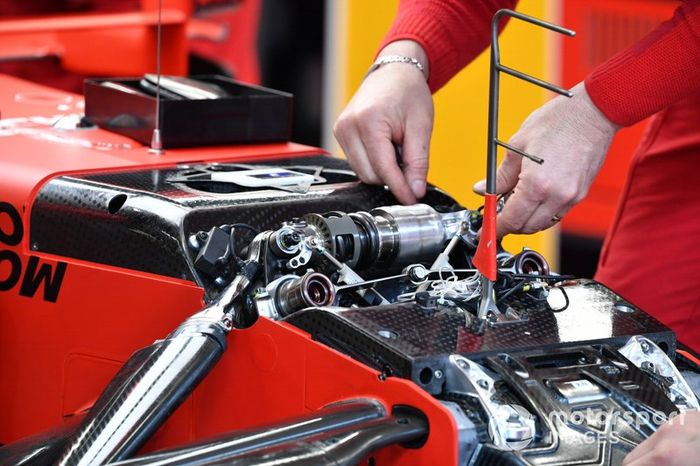 Detalle del Ferrari SF1000 