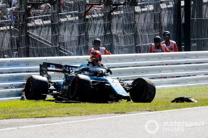Robert Kubica, Williams FW42 choque