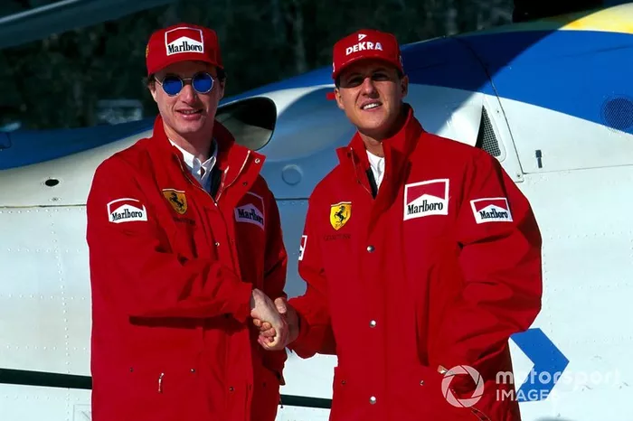 Eddie Irvine e Michael Schumacher, Ferrari 