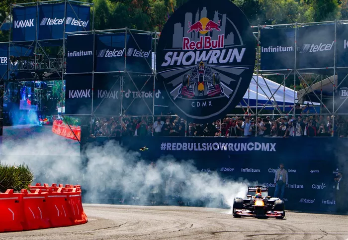 Sergio Pérez. Red Bull ShowRun CDMX