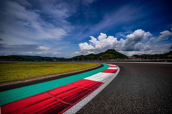 Aspectos de la pista de Mandalika