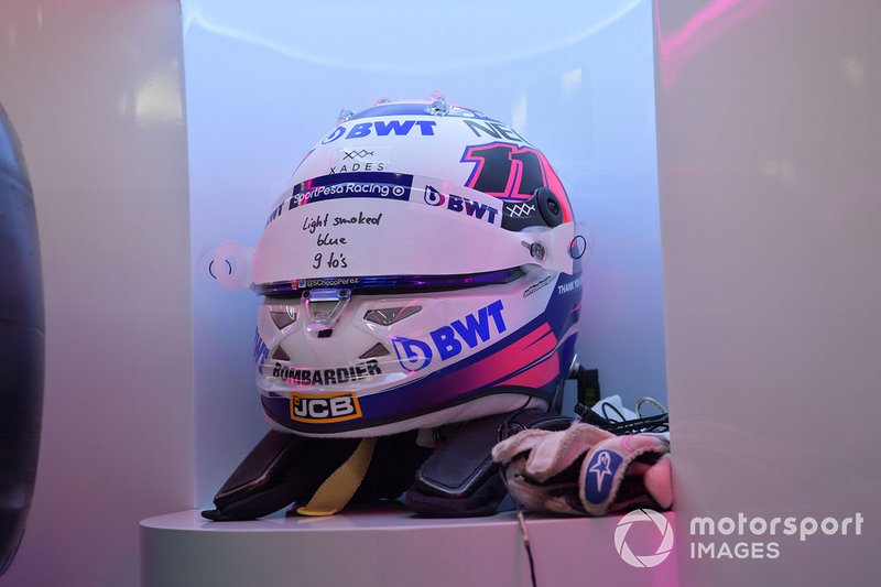 Casco de Sergio Perez, Racing Point
