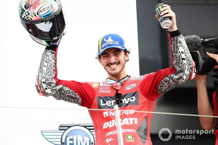 Podio: ganador Francesco Bagnaia, Ducati Team