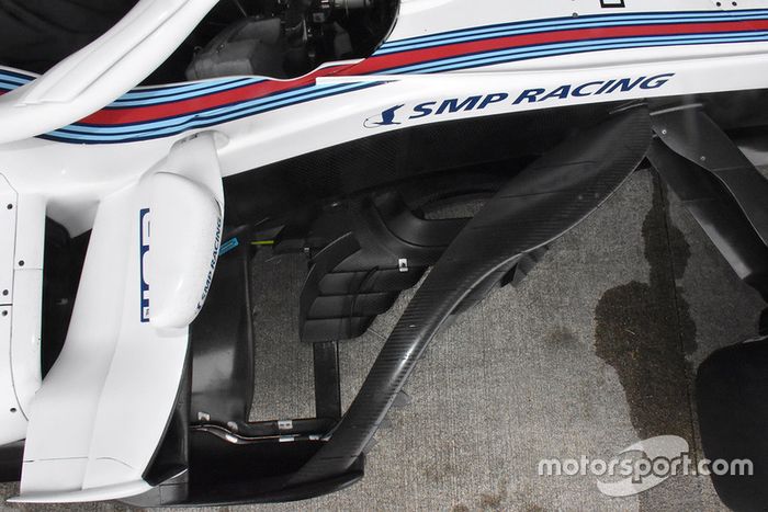 Williams FW41 bargeboards  