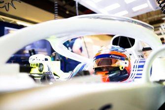 Robert Kubica, Williams Martini Racing, nell'abitacolo della sua monoposto