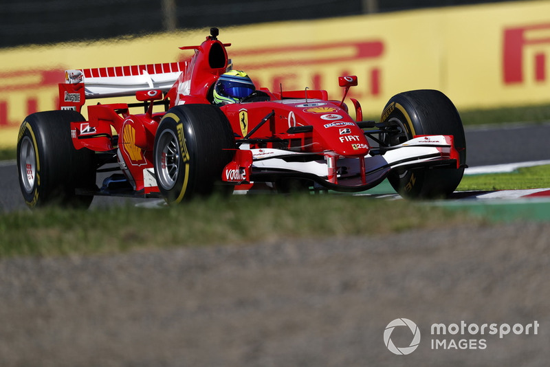 Феліпе Масса, Ferrari, під час демонстраційних заїздів у Сузуці