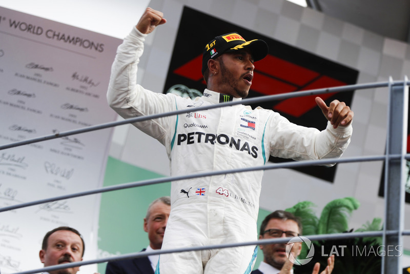 El ganador: Lewis Hamilton, Mercedes AMG F1