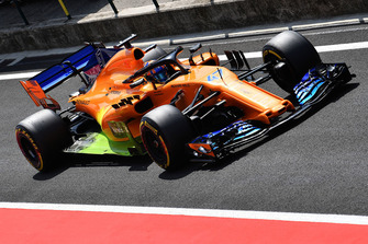 Lando Norris, McLaren MCL33 avec de la peinture aéro flow-viz