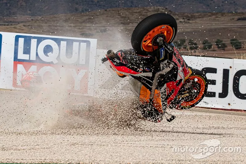 Sturz: Marc Marquez, Repsol Honda Team