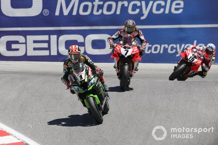 Jonathan Rea, Kawasaki Racing Team, Chaz Davies, Aruba.it Racing-Ducati Team, Alvaro Bautista, Aruba.it Racing-Ducati Team