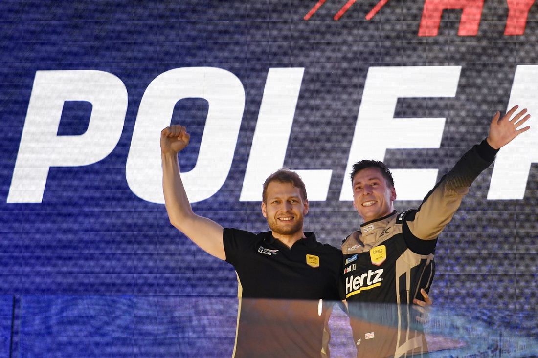 Pole sitter Alex Lynn, Cadillac Hertz Team Jota