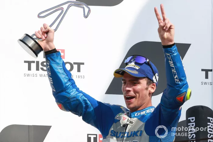 Podio: segundo lugar Joan Mir, Team Suzuki MotoGP