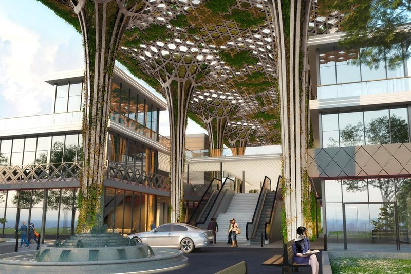 Instalaciones de los equipos para el Gran Premio de Arabia Saudí