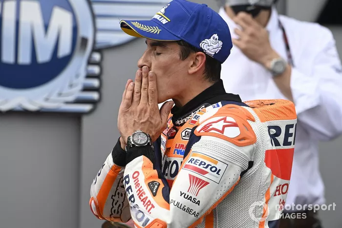 Ganador Marc Márquez, Repsol Honda Team en Parc Ferme