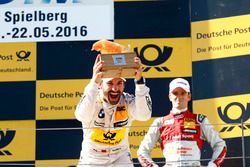 Podium: Race winner Timo Glock, BMW Team RMG, BMW M4 DTM