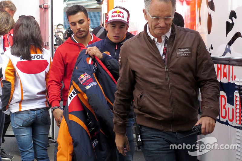 Marc Marquez, Repsol Honda Team dopo la lussazione alla spalla