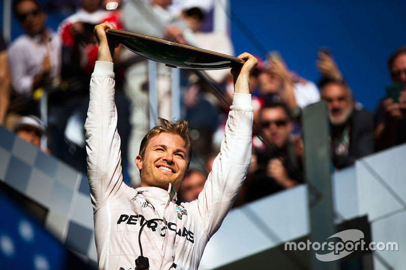 #2: Podium: Sieger Nico Rosberg (Mercedes)
