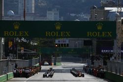 The grid before the start of the race