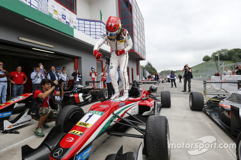 Yarış galibi Lance Stroll, Prema Powerteam Dallara F312  Mercedes-Benz