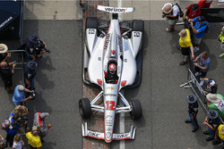 Race winner Will Power, Team Penske Chevrolet enters victory circle