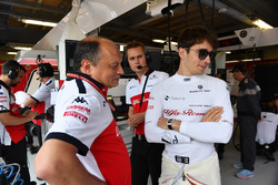 Frederic Vasseur, Sauber, Team Principal et Charles Leclerc, Sauber
