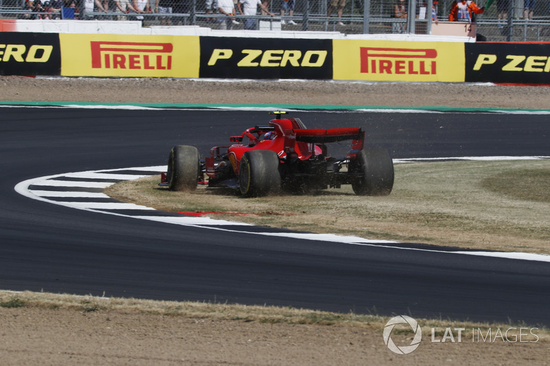 Kimi Raikkonen, Ferrari SF71H spin