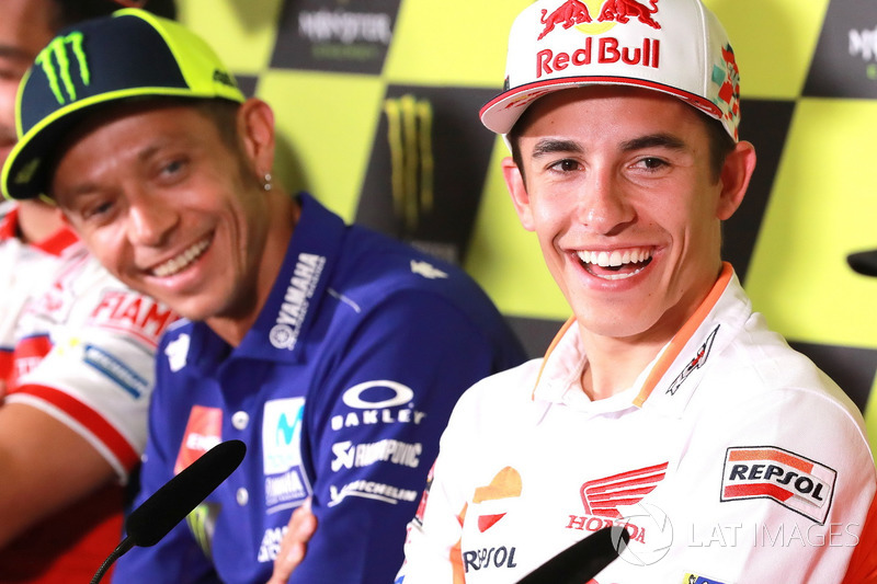 Марк Маркес, Repsol Honda Team,Валентино Россі, Yamaha Factory Racing