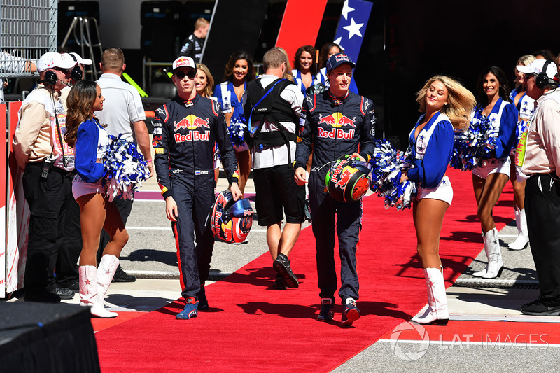 Daniil Kvyat, Scuderia Toro Rosso and Brendon Hartley, Scuderia Toro Rosso