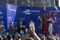 Podium: Lucas di Grassi, ABT Schaeffler Audi Sport, Jean-Eric Vergne, Techeetah. & Sam Bird, DS Virg