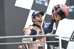 Podio: il vincitore della gara Marc Marquez, Repsol Honda Team