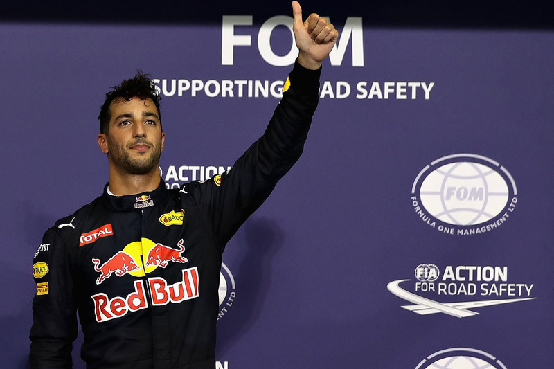 Third position Daniel Ricciardo, Red Bull Racing