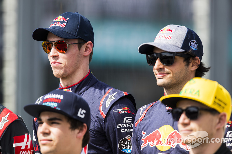 Daniil Kvyat, Scuderia Toro Rosso y Carlos Sainz Jr., Scuderia Toro Rosso