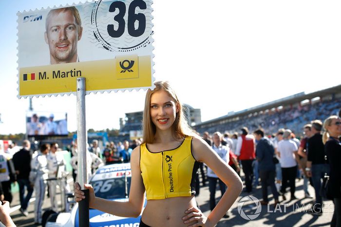 Chica de la parrilla de Maxime Martin, BMW Team RBM, BMW M4 DTM